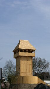 Wood wooden tower fortress
