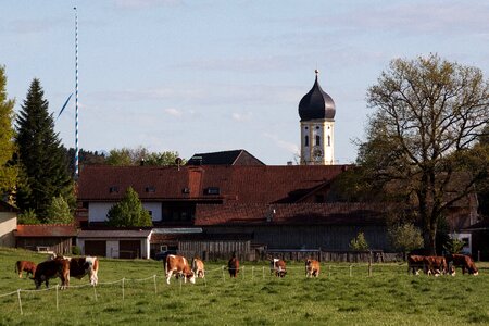 Upper bavaria rural village photo