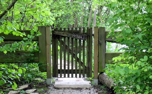 Picket gate garden nature