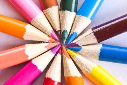 Draw pencils color