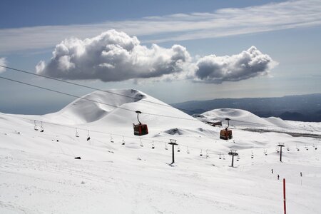 Italy ski snow