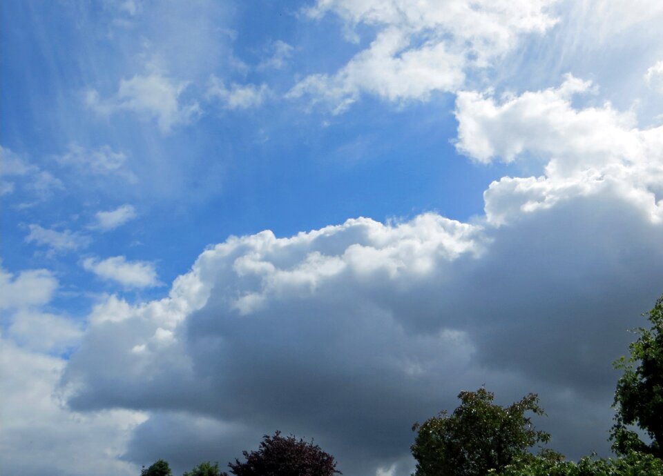 Dark blue weather mood