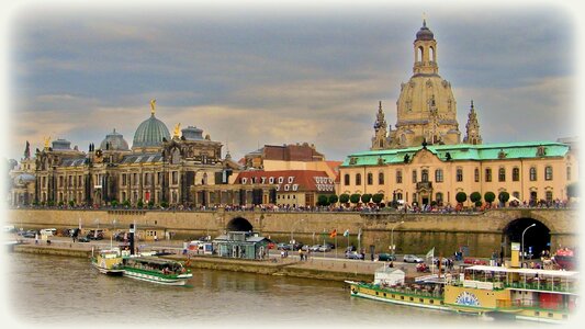 Church germany frauenkirche dresden photo