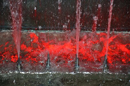 Colorful water games inject