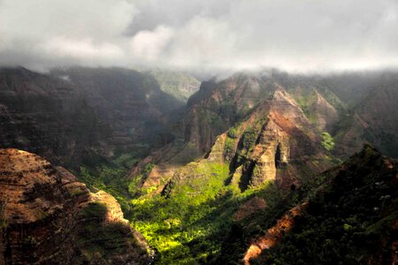 Hawaii maui crater photo