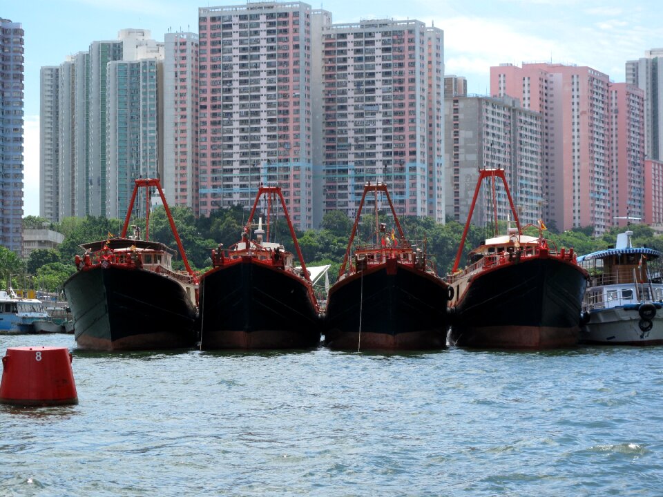 Skyscrapers bay skyline