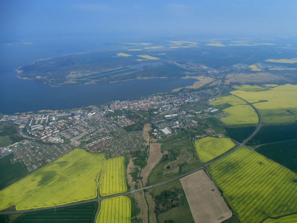 Ribnitz damgarten aerial view mecklenburg