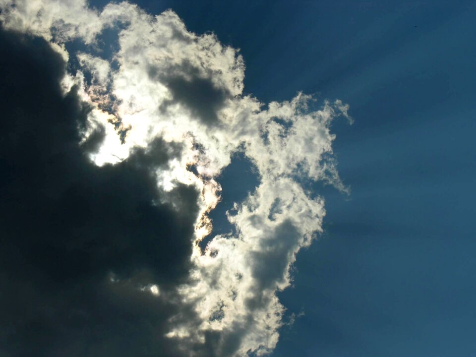 Heaven cloudy sun