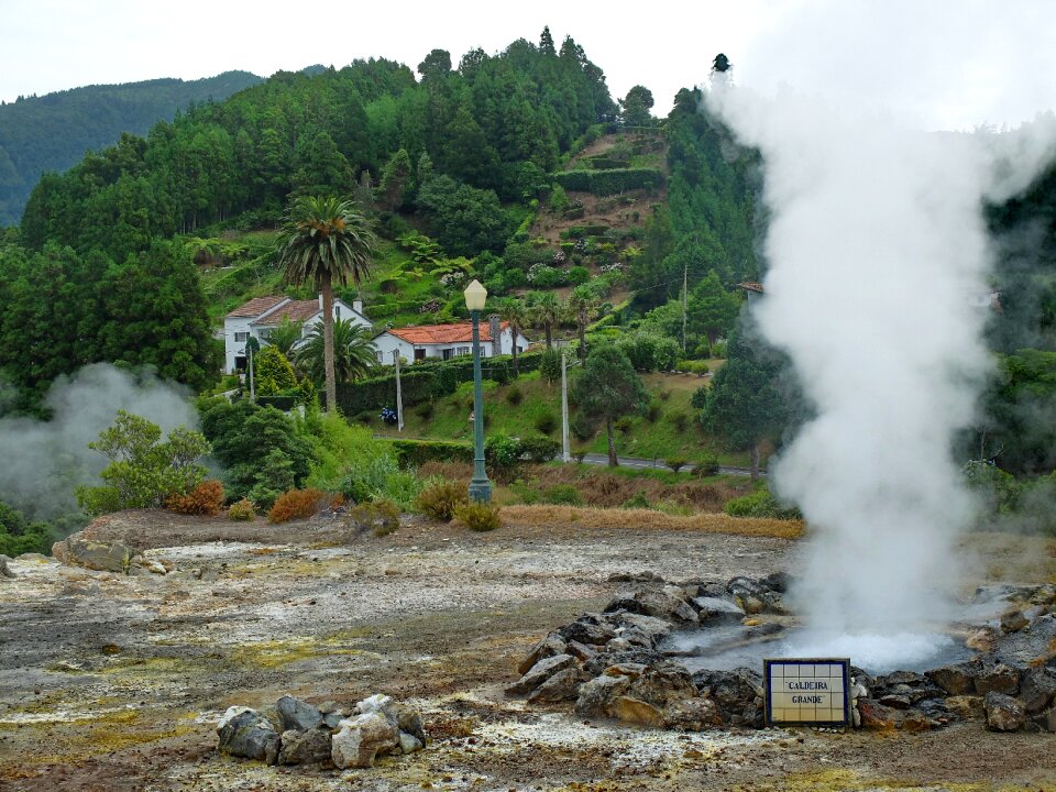 Furnas thermal area ponta delgada