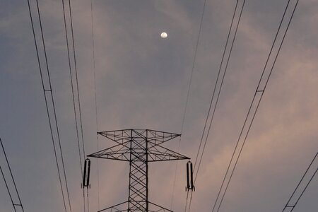 Electric tower mountains shimoga
