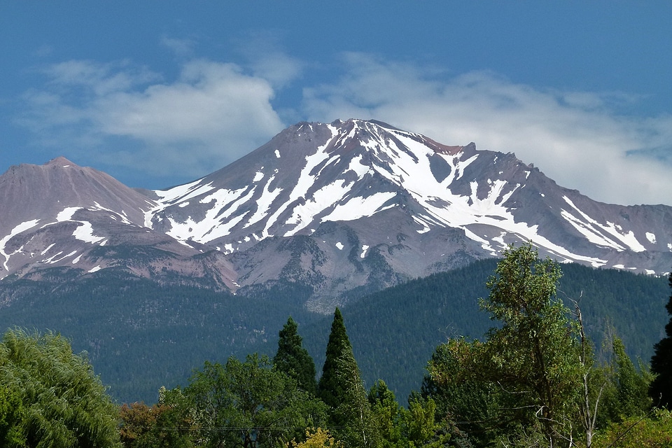 Mountain volcano scenery