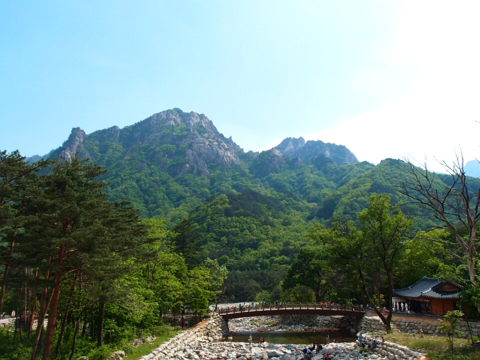 Mt seoraksan bridge mountain