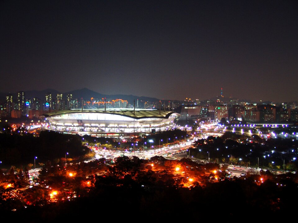 Korea seoul night view