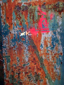 Rust iron door farbenspiel photo