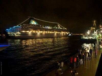 Cruise ship germany port photo