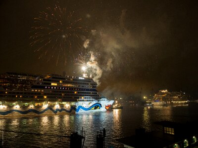 Cruise ship germany port