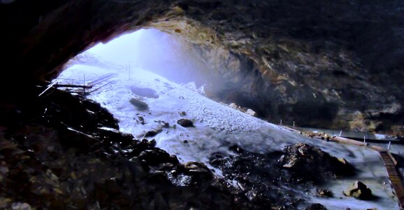 Unterberg ice cave input photo