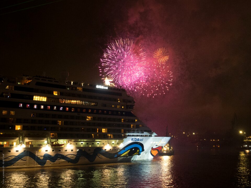 Cruise ship germany port photo