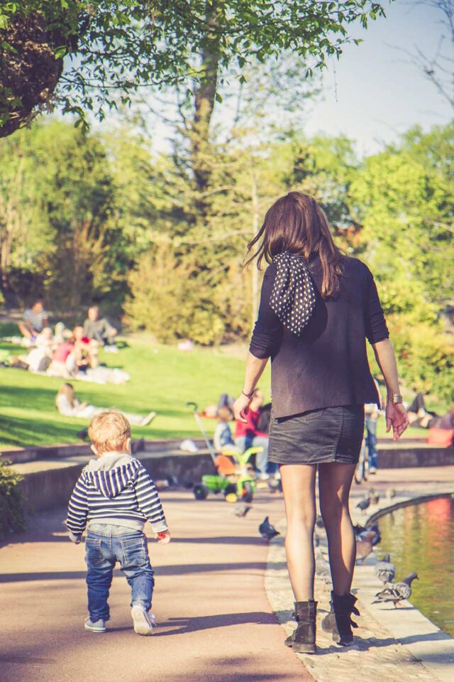 Walking walk park