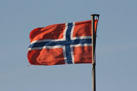 Flag norwegian norwegian flag photo