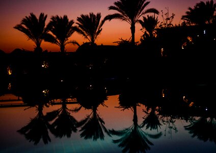 Idyll vacations abendstimmung