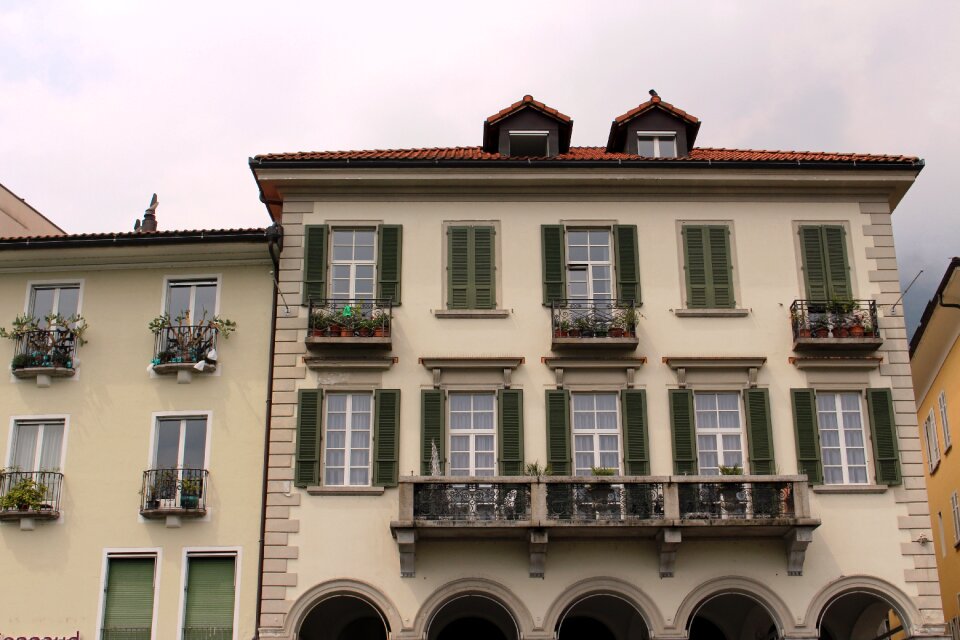 Architectural style mediterranean ticino