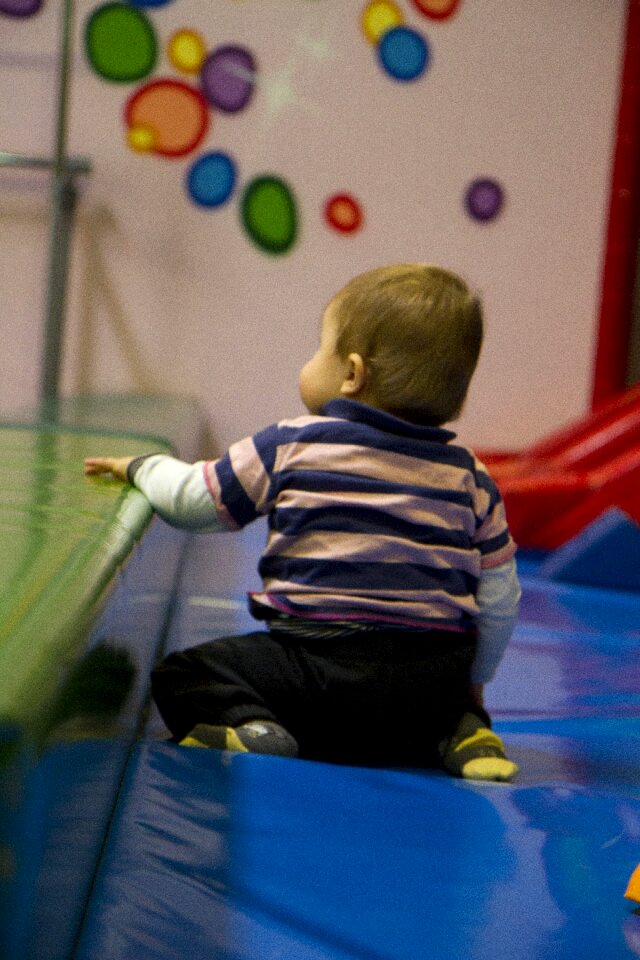 Crawling nursery kindergarten