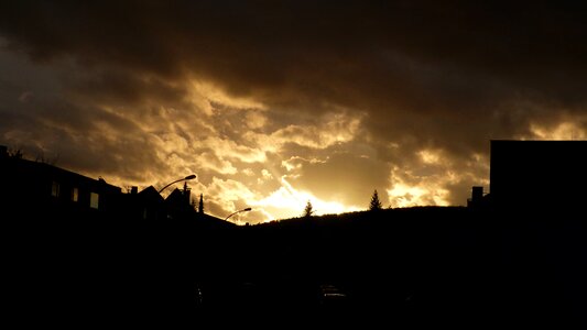 Sun sunset abendstimmung photo