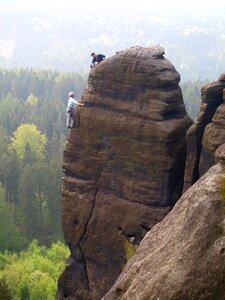 Climber climb sport climbing photo