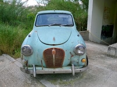 Old abandoned rusted