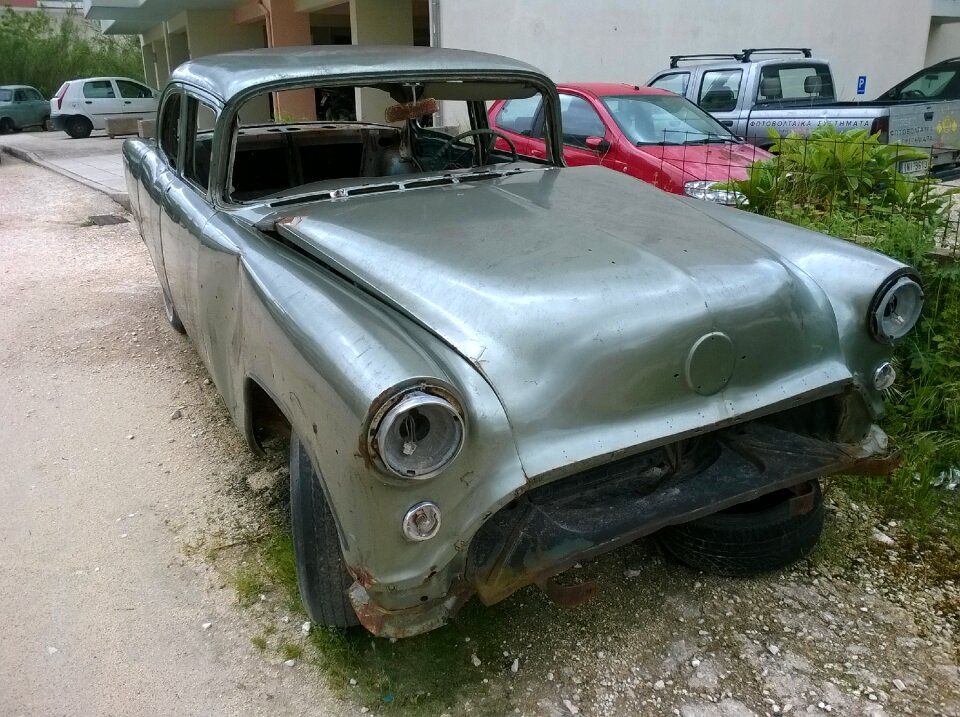 Old abandoned rusted