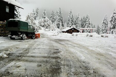 Road winter wintry
