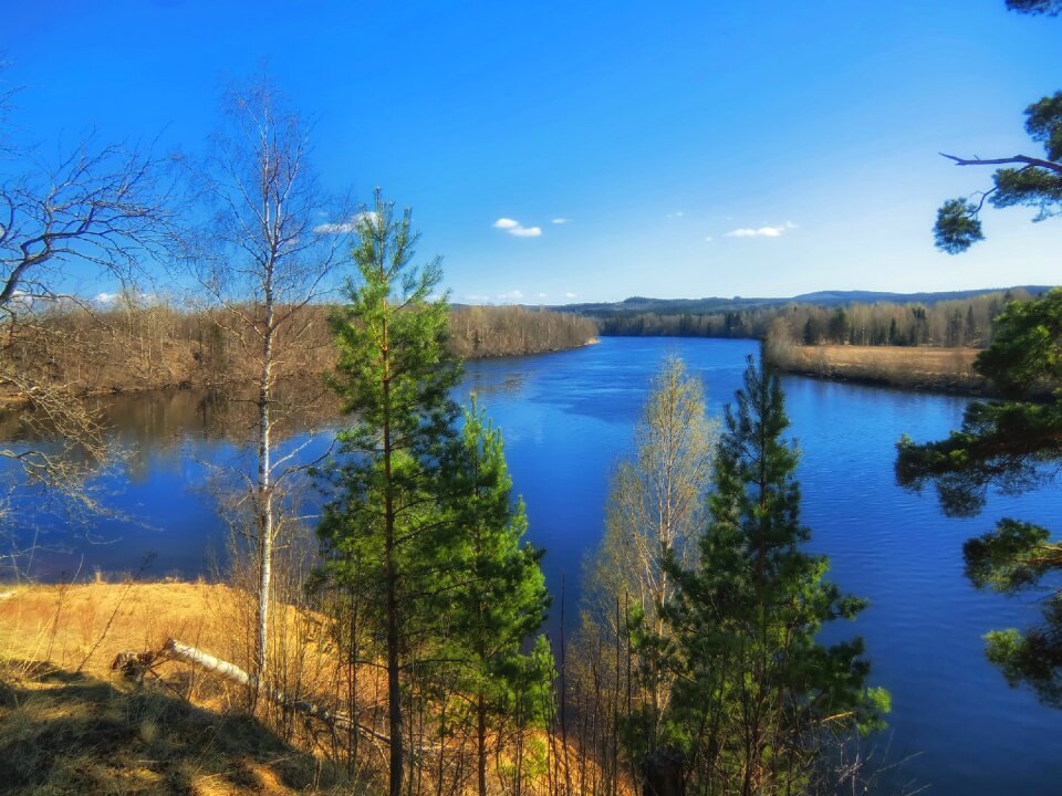 River reflections nature photo