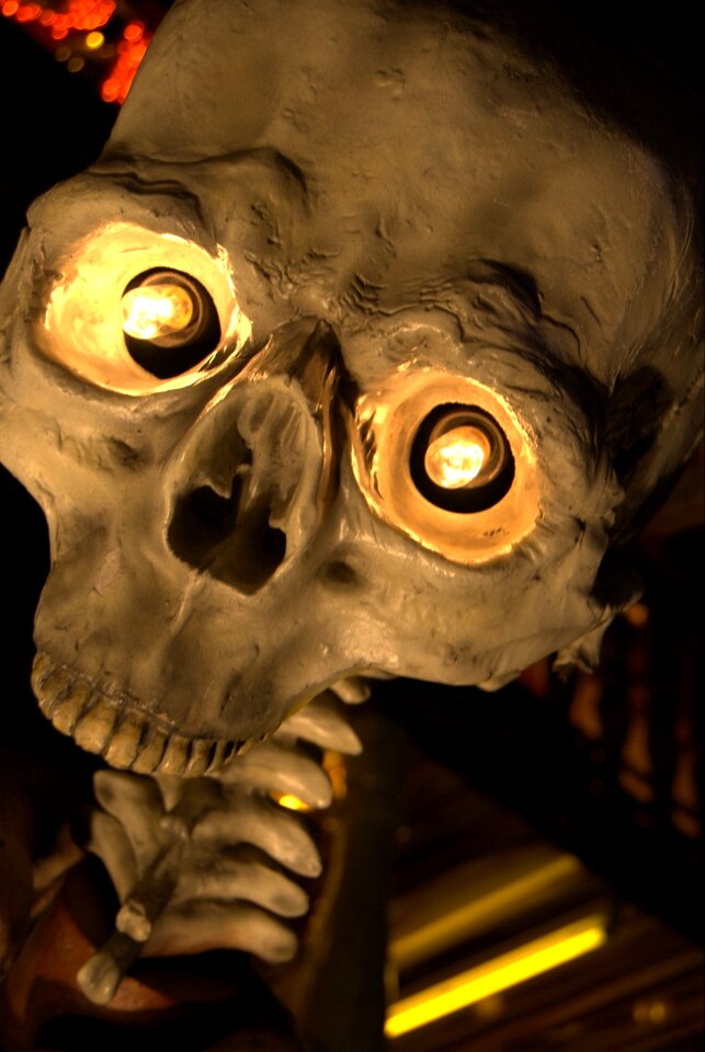 Fair theme park horror train