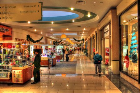 Mall shops commercial photo