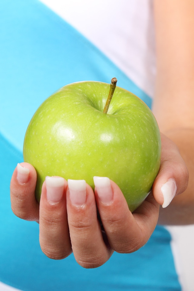 Food fruit green