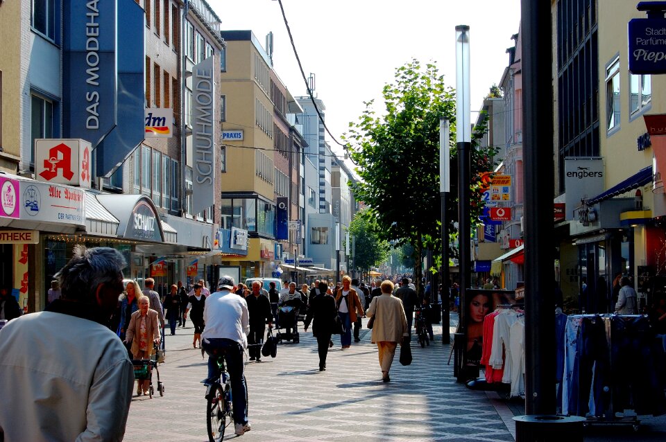 Gelsenkirchen city pedestrian zone