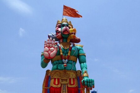 Monkey-god panchamukhi hanuman mythology photo