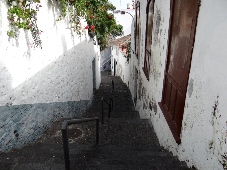 Spain facade stairs