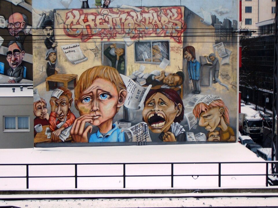 Graffiti east germany west germany