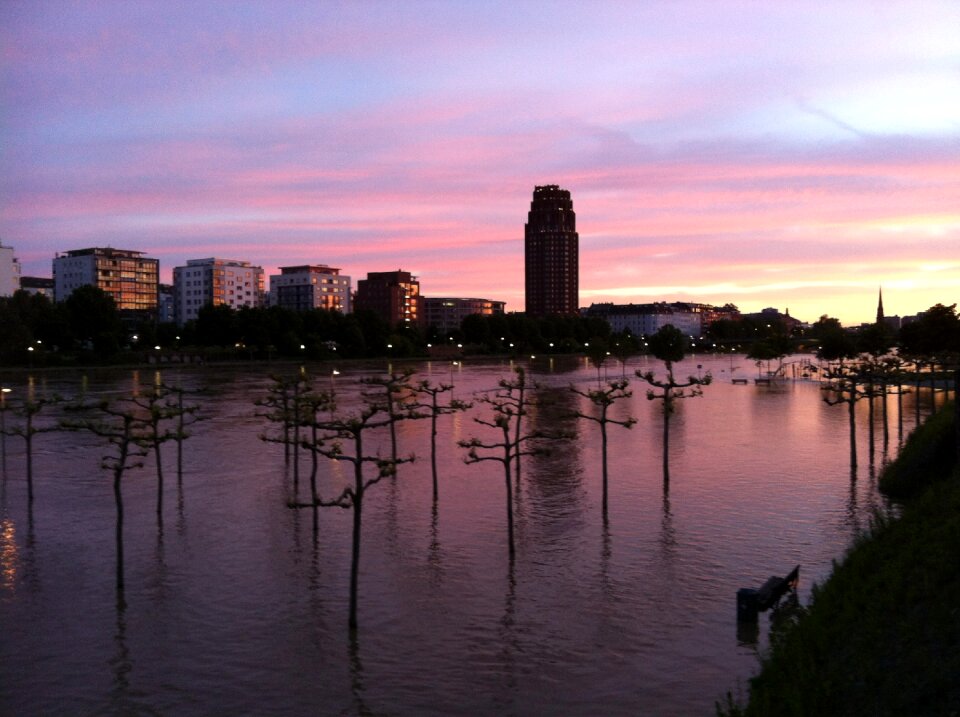 Eastern harbour sky clouds photo