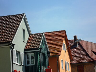 Roofs houses real estate photo