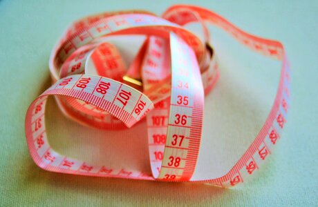 Measured marked red