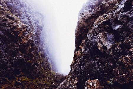 Steep path fog
