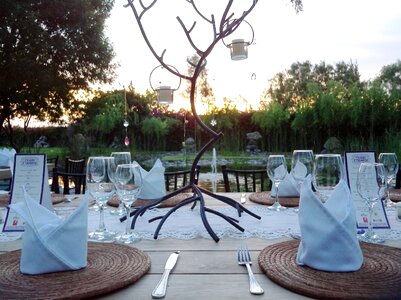Sunset exemplary service restaurant