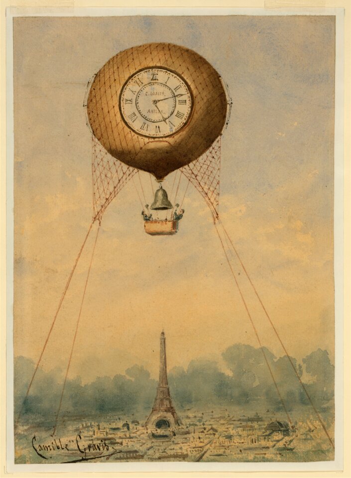 Vintage historic drawing
