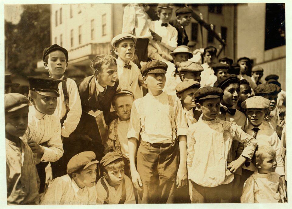 Young historic people