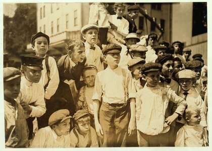 Young historic people