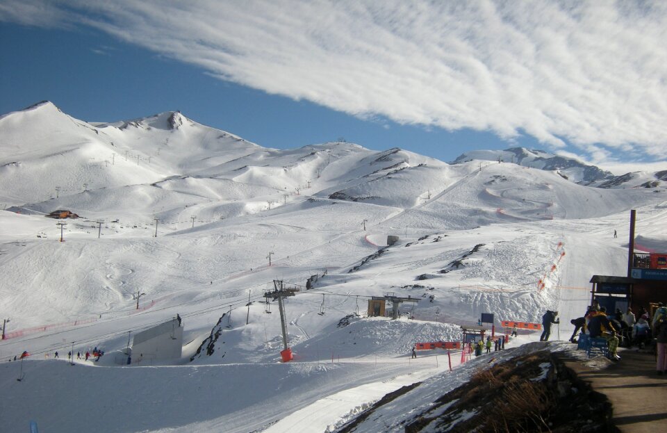 Slope piste ski piste