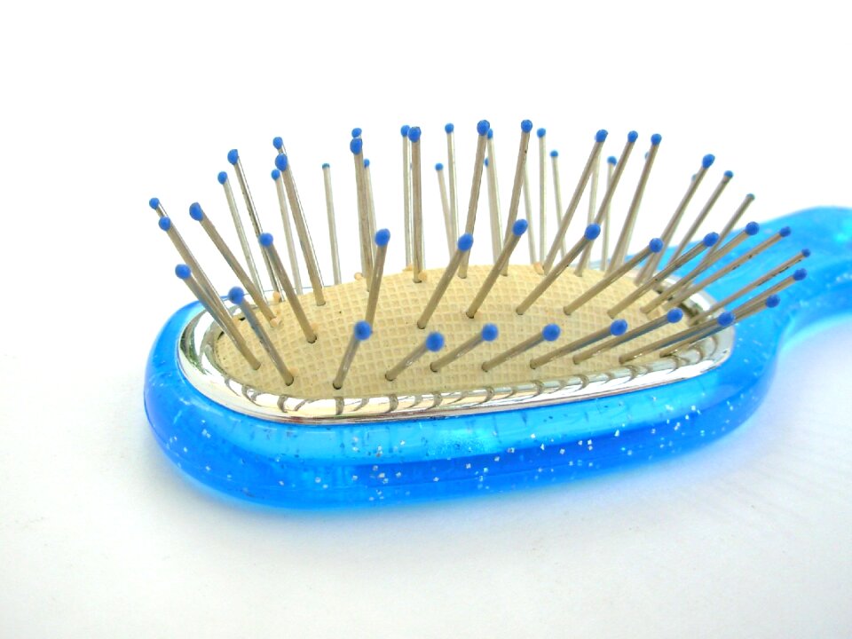 Woman hairdryer comb
